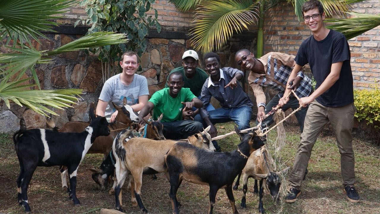 Rwanda Village Concept Project provided goats to