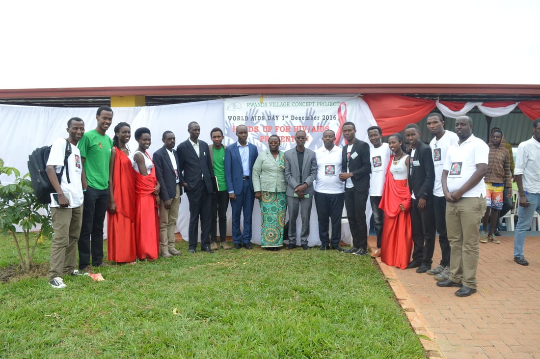 RVCP leads Huye through World AIDS Day 2016
