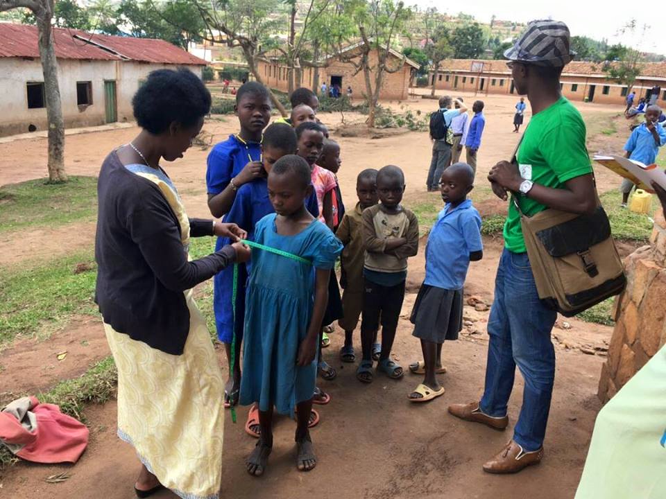 UNIFORM DISTRIBUTION PROJECTS  AT RUKIRA PRIMARY SCHOOL, HUYE DISTRICT